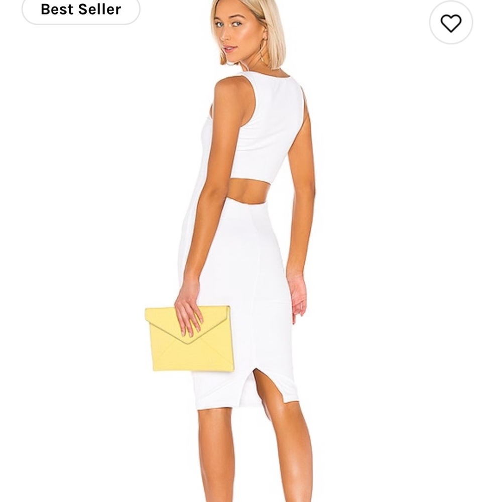 Superdown Gail Tank dress in white